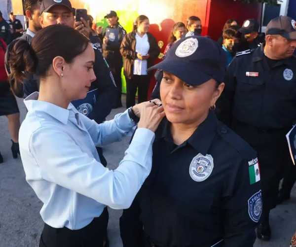 Ana Patricia Peralta agradece el trabajo de los policias 3