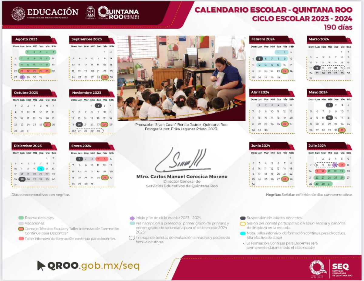 Anuncian Calendario Escolar 2023 2024 En Quintana Roo Para Niveles   Anuncian Calendario Escolar 2023 2024 En Quintana Roo Para Niveles Basicos 