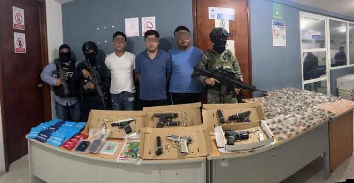 Aprehendidos en Posesión de Armas y Sustancias Ilícitas: Miembros de Supuesta Célula Criminal