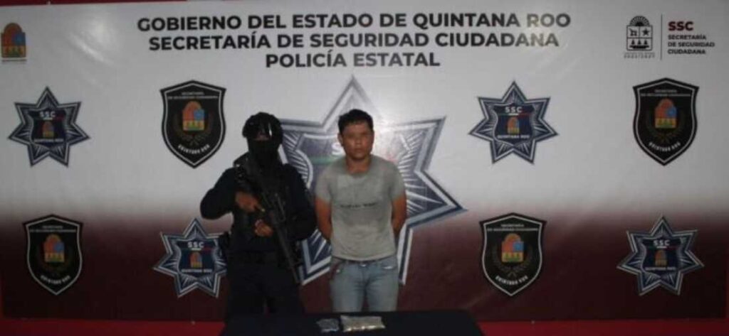 Arrestan a traficante de drogas en la Región 251 de Cancún