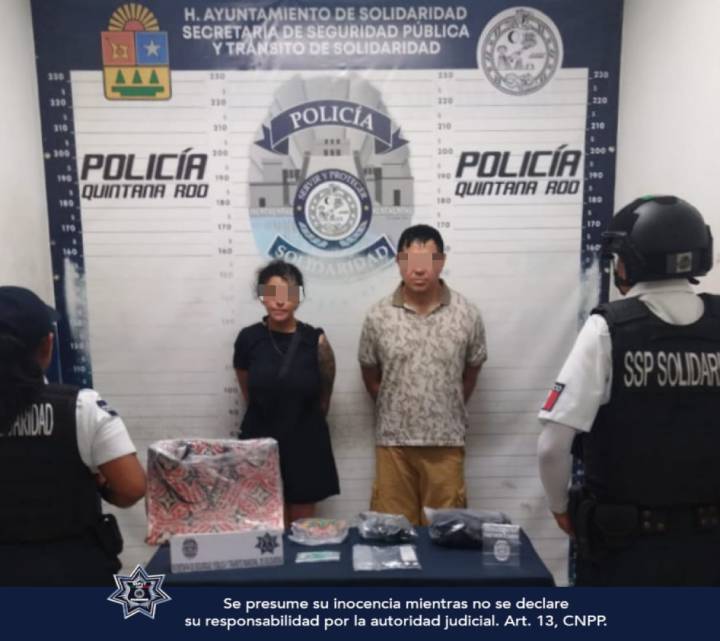 Arresto de Presuntos Ladrones en Playa del Carmen