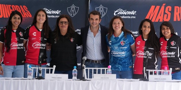 Atlas femenil: Las Rojinegras presentaron sus nuevos refuerzos