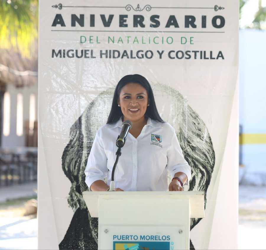 Blanca Merari encabeza ceremonia cívica para celebrar el legado de Miguel Hidalgo