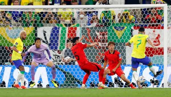 Brasil derroto a Corea del Sur y jugara contra Croacia en los cuartos de final 1 1