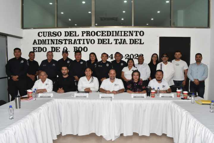 CAPACITAN A MANDOS DE SEGURIDAD PÚBLICA DE PUERTO MORELOS EN BENEFICIO DE LA CIUDADANÍA