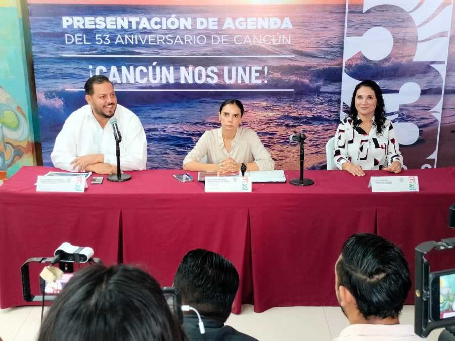 Cancún celebra su 53 aniversario con 10 días de actividades variadas y sin gastos extraordinarios