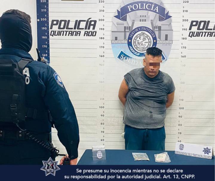 Capturado individuo durante intento de robo en farmacia de Playa del Carmen