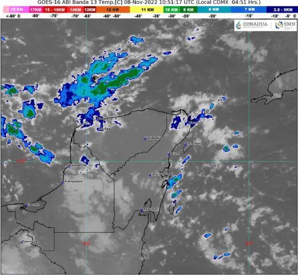 Clima Quintana Roo Lluvias en la manana 2