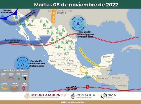 Clima Quintana Roo: Lluvias en la mañana