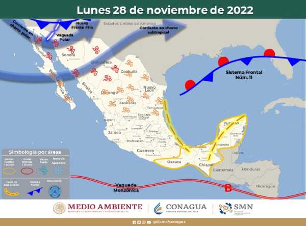 Clima Quintana Roo: Una vaguada del monzón traerá lluvia