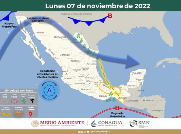 Clima Quintana Roo: se encuentra nublado con chubascos