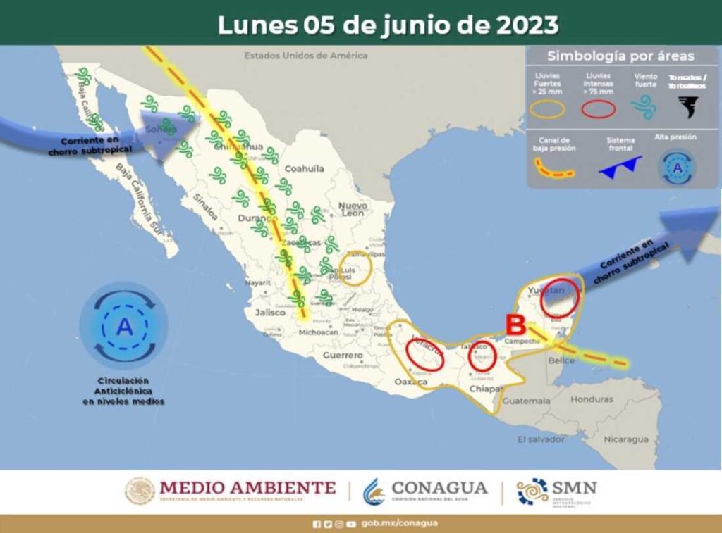 Clima en Quintana Roo: Advertencia de fuertes lluvias emitida por el SMN