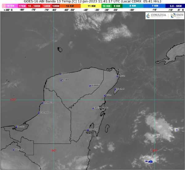 Clima en Quintana Roo Advertencia de lluvias fuertes en la Peninsula de Yucatan 1