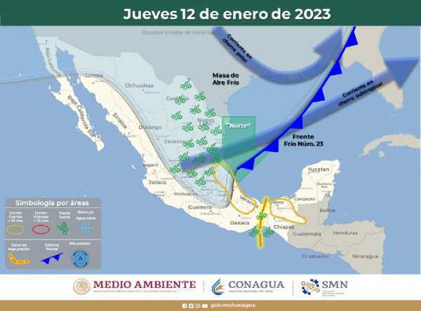 Clima en Quintana Roo: Advertencia de lluvias fuertes en la Península de Yucatán