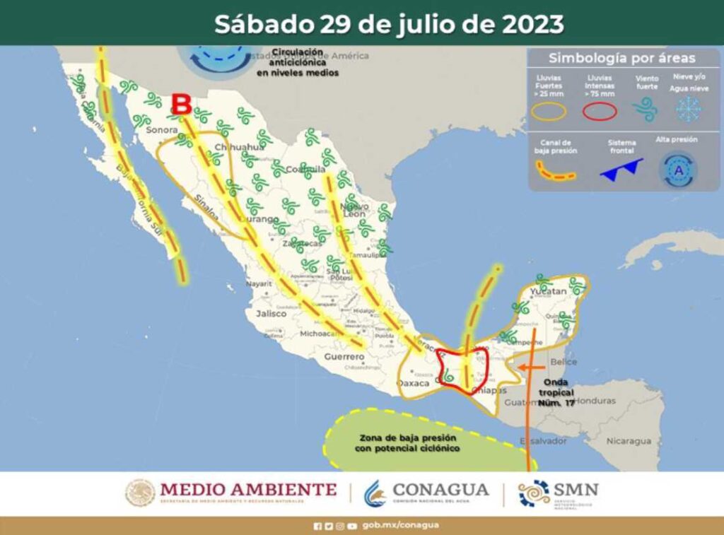 Clima en Quintana Roo: Advertencia por Onda Tropical 17 y Lluvias Fuertes