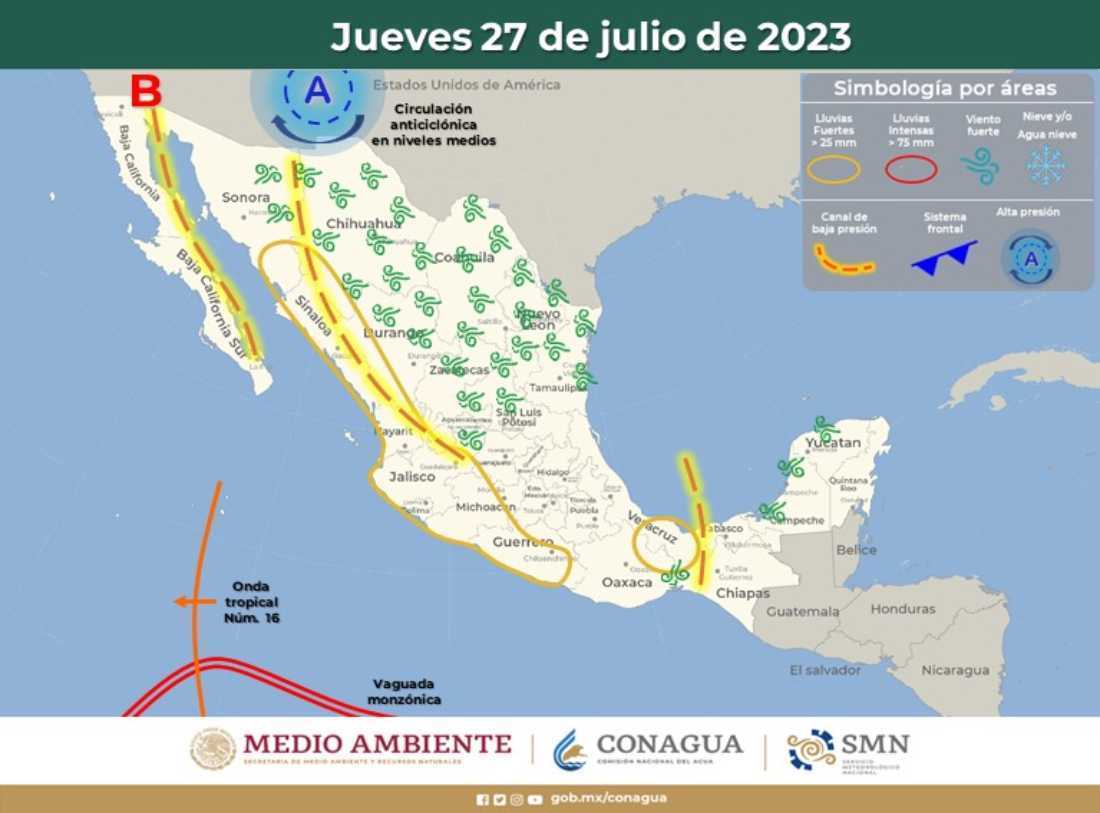 Clima en Quintana Roo: Altas temperaturas con chubascos intermitentes