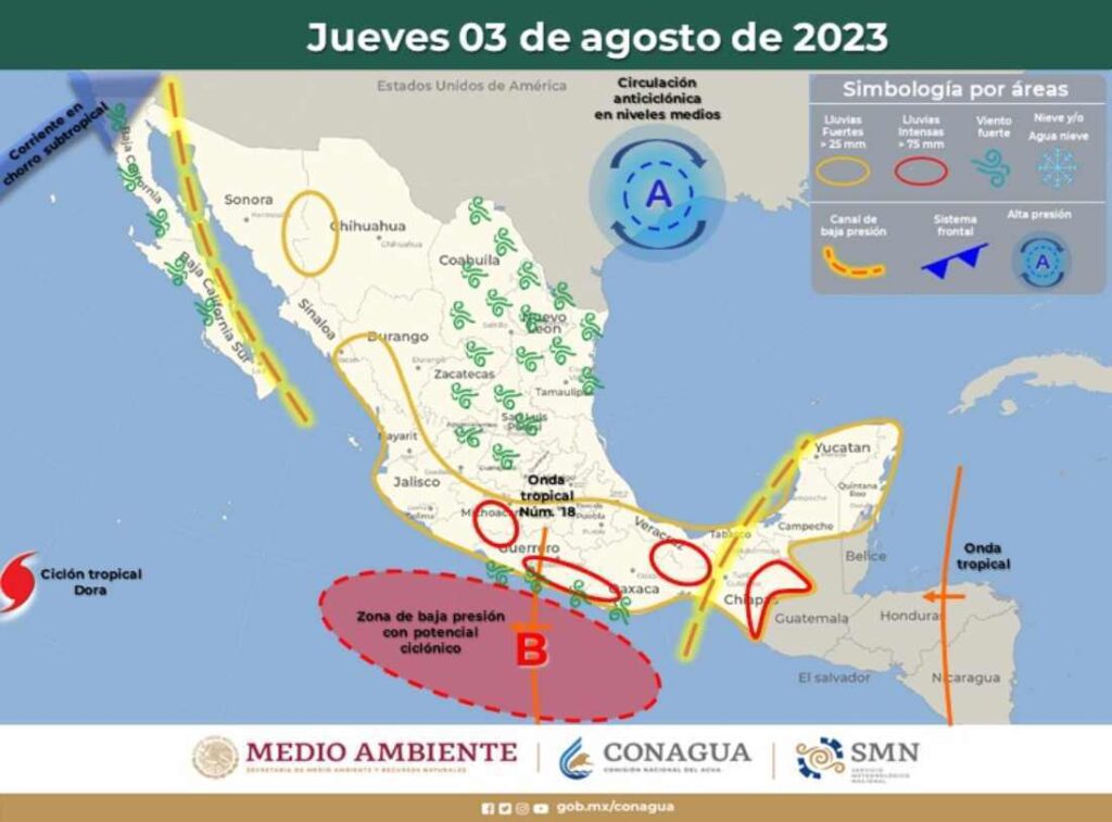 Clima en Quintana Roo: Aviso de Lluvias