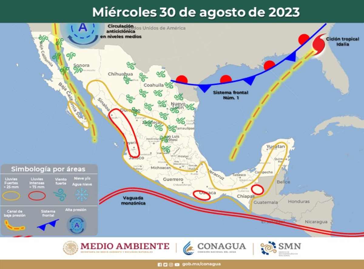 Clima en Quintana Roo: Cambios de Precipitación y Temperaturas Resaltantes