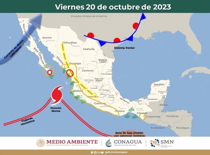 Clima en Quintana Roo: Canales de Baja Presión Generan Variaciones Atmosféricas en la Península