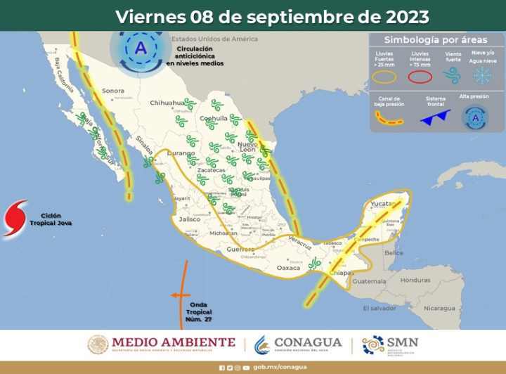 Clima en Quintana Roo: Chubascos y Altas Temperaturas