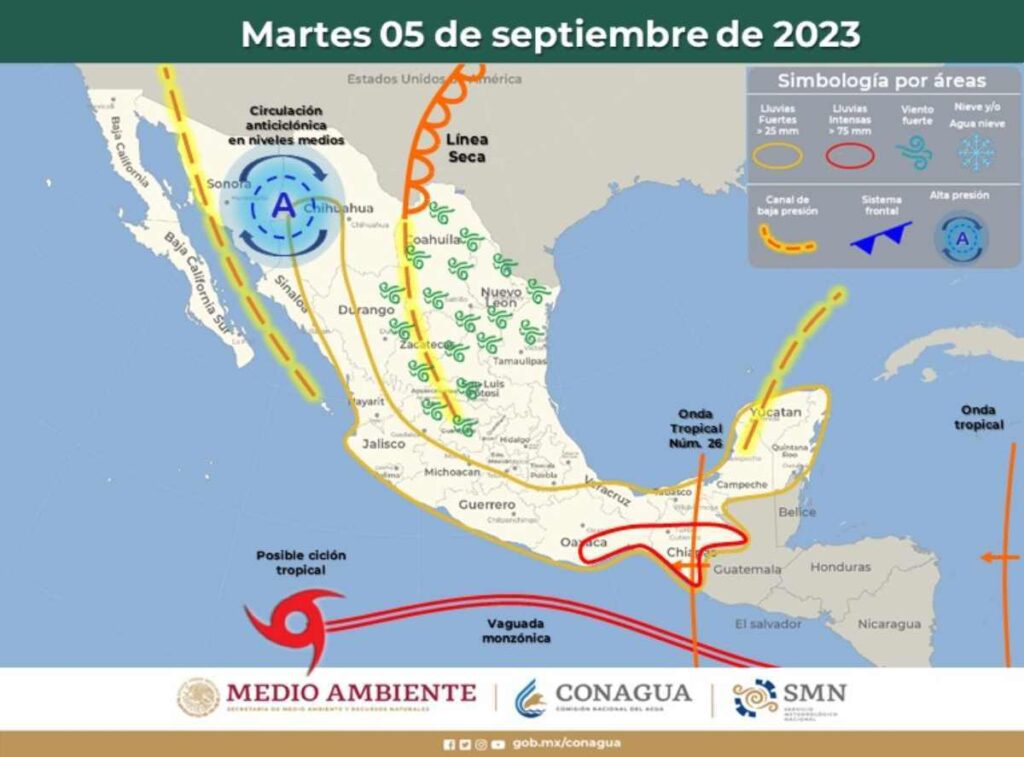 Clima en Quintana Roo: Chubascos y Persistente el Calor