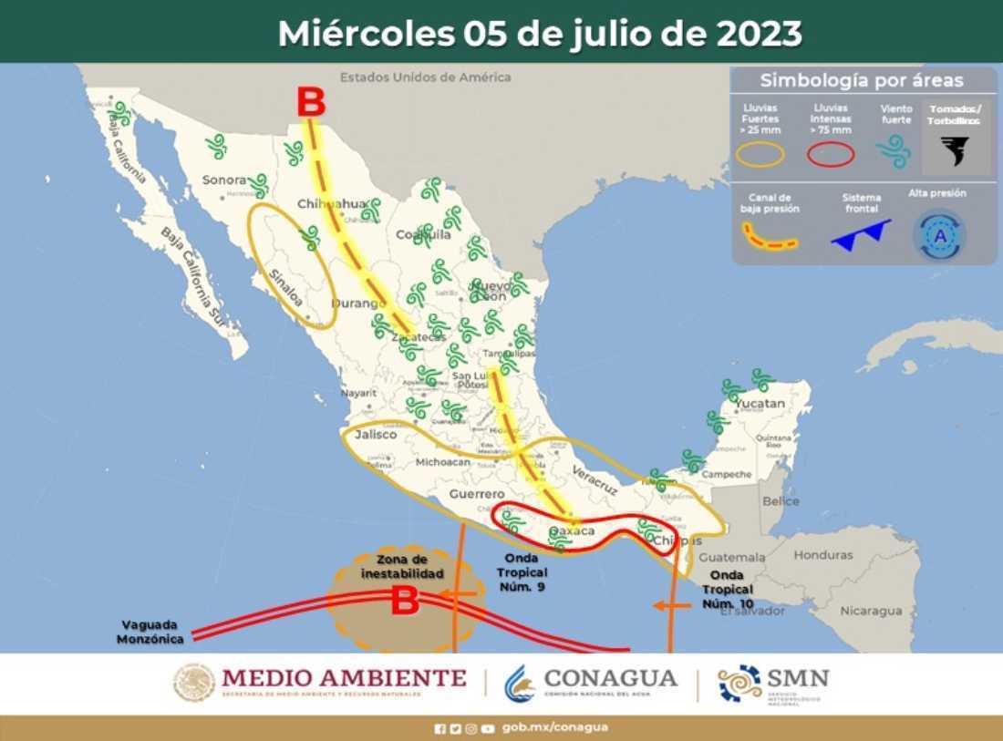 Clima en Quintana Roo: Cielo nublado, lluvias y chubascos