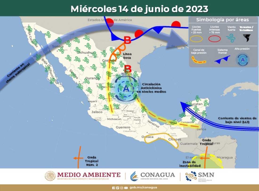 Clima en Quintana Roo: Cielo nublado y escasas precipitaciones