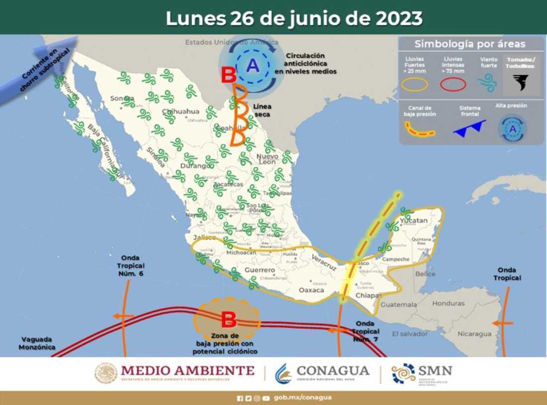 Clima en Quintana Roo: Intervalos de chubascos y lluvias fuertes en pronóstico