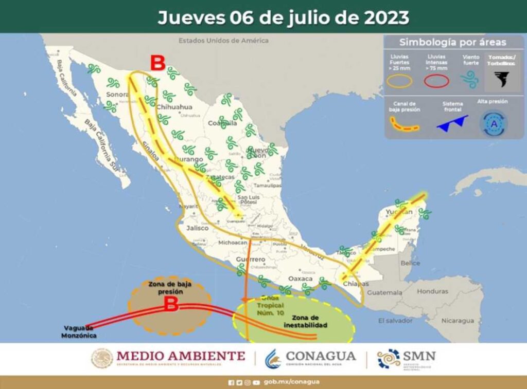 Clima en Quintana Roo: Intervalos de chubascos y temperaturas calurosas en el pronóstico