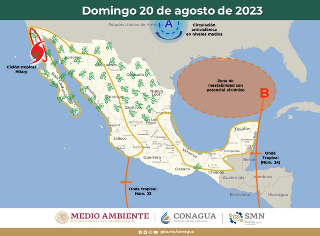 Clima en Quintana Roo: Lluvias Intensas y Elevadas Temperaturas