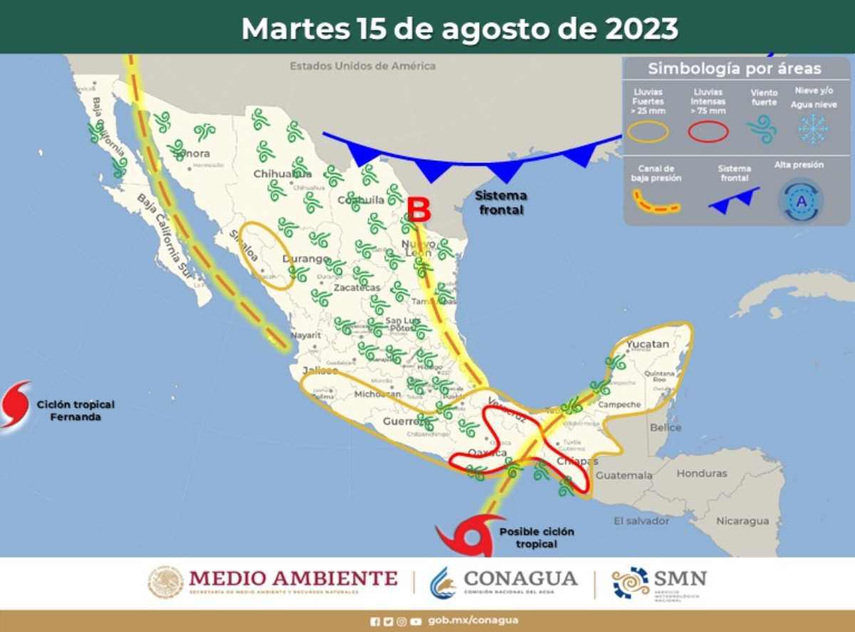 Clima en Quintana Roo: Lluvias Intensas