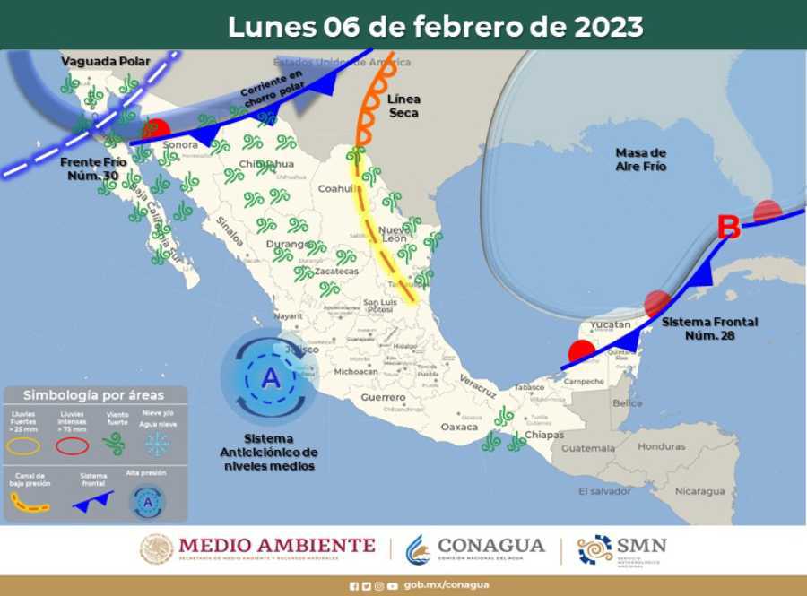 Clima en Quintana Roo: Los efectos del Frente Frío No. 28 se mantienen