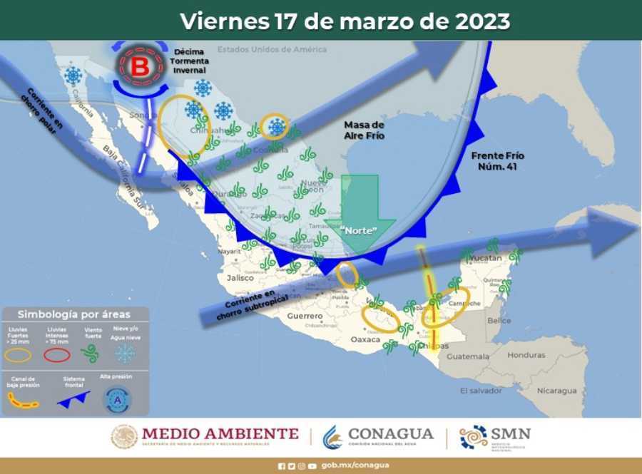 Clima en Quintana Roo: Posibilidad de lluvias fuertes y chubascos en la región peninsular