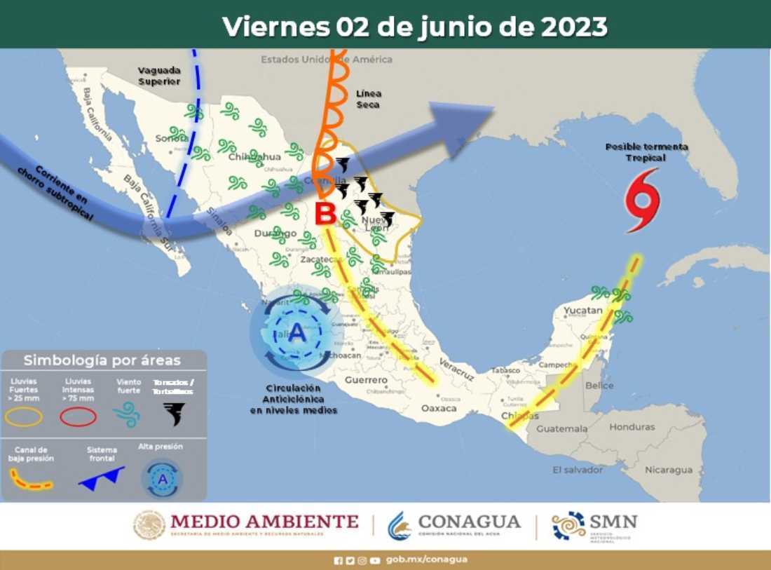 Clima en Quintana Roo: Posible formación de Tormenta Tropical bajo vigilancia del SMN