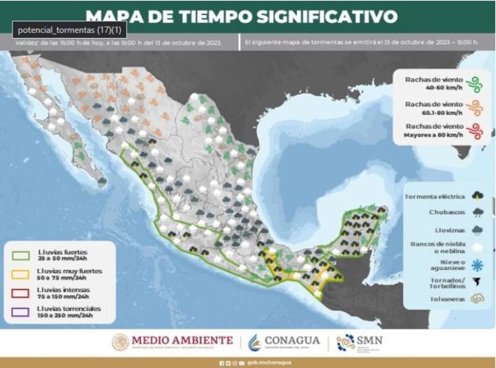 Clima en Quintana Roo: Posibles Lluvias y Chubascos