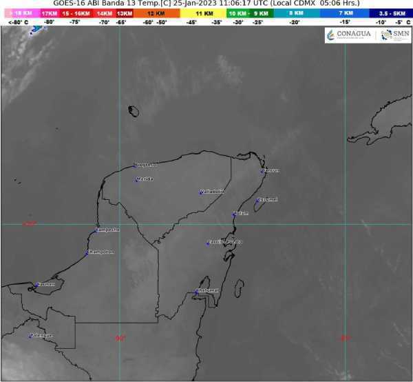 Clima en Quintana Roo Precaucion de lluvias y vientos fuertes