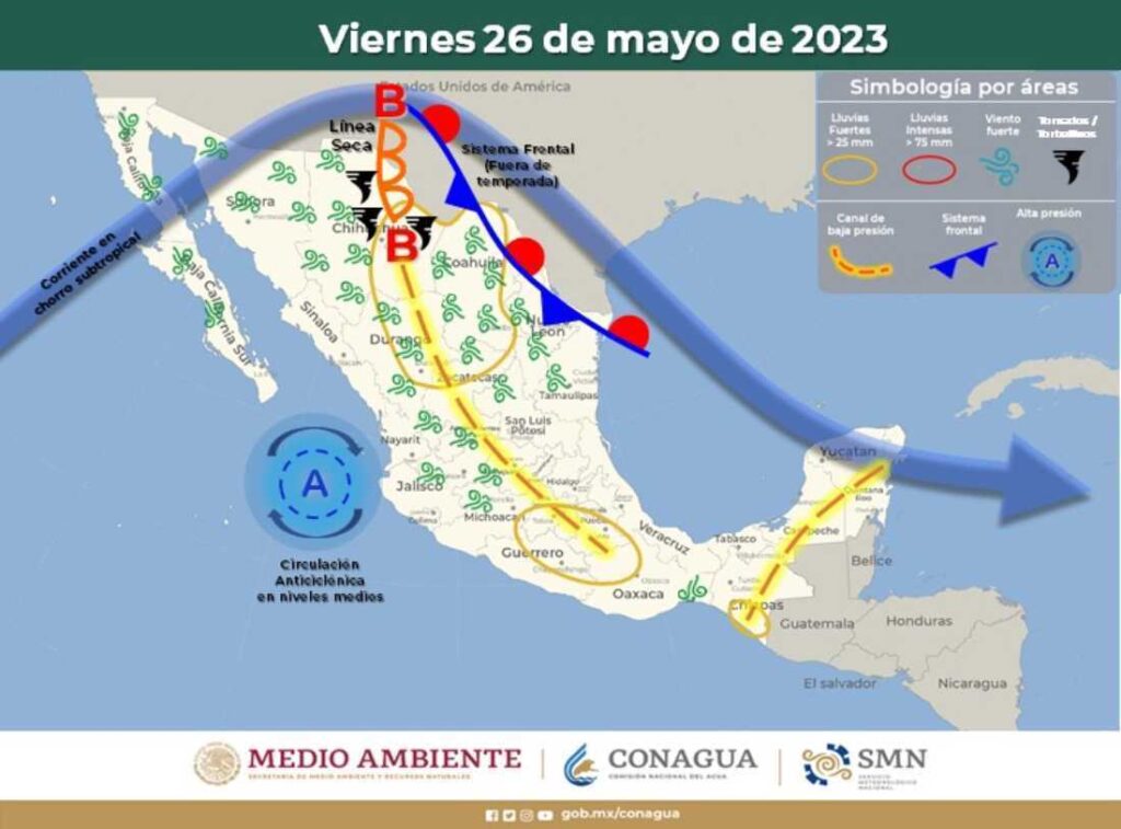 Clima en Quintana Roo: Prevalecen lluvias y chubascos