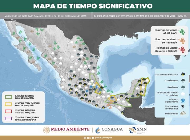 Clima en Quintana Roo: Previsión de Lluvias