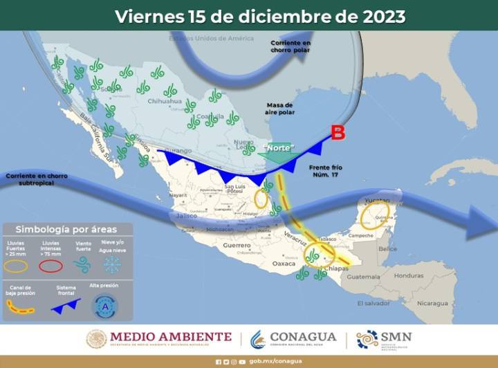 Clima en Quintana Roo: Previsión de lluvias intensas
