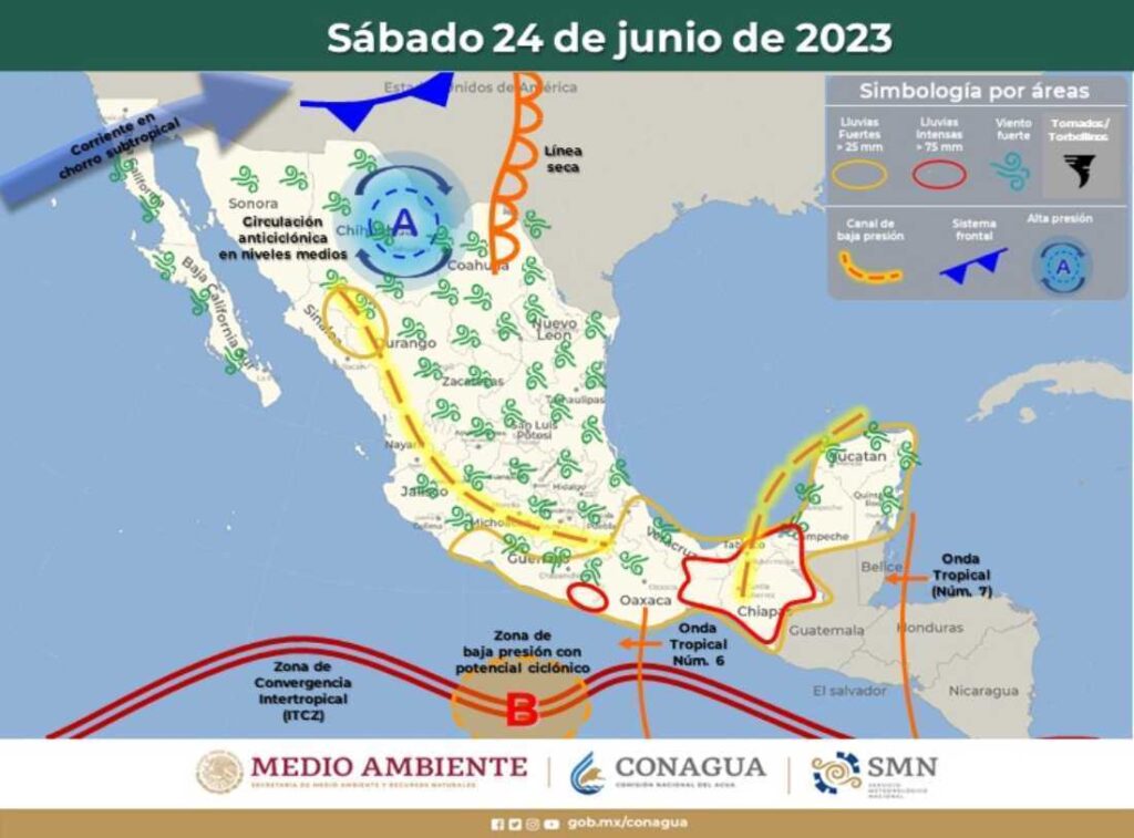 Clima en Quintana Roo: Pronostican precipitaciones intensas