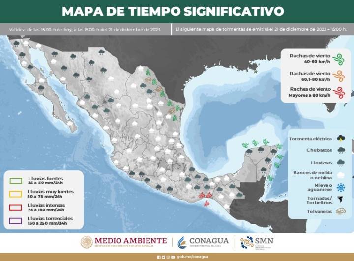 Clima en Quintana Roo Pronostico de Chubascos y Lluvias Intermitentes 1