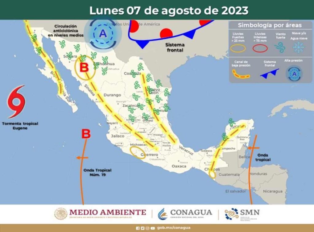 Clima en Quintana Roo: Pronóstico de Chubascos y Tormentas por Nueva Onda Tropical