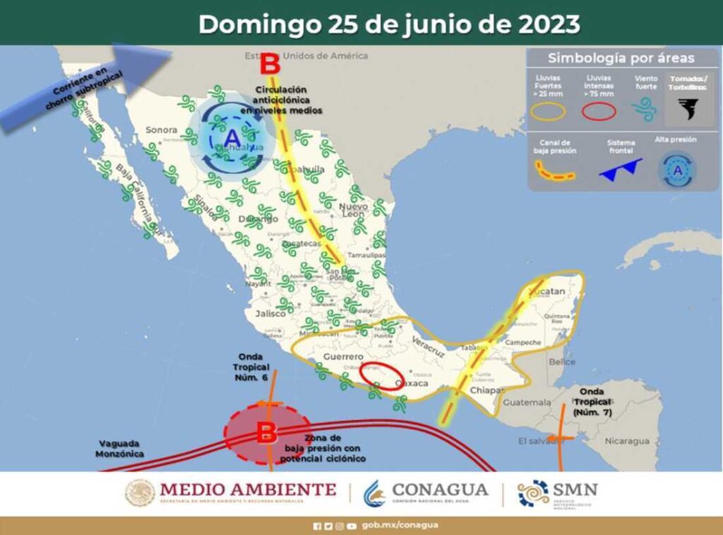 Clima en Quintana Roo: Pronóstico de lluvias intensas y posibles tormentas eléctricas