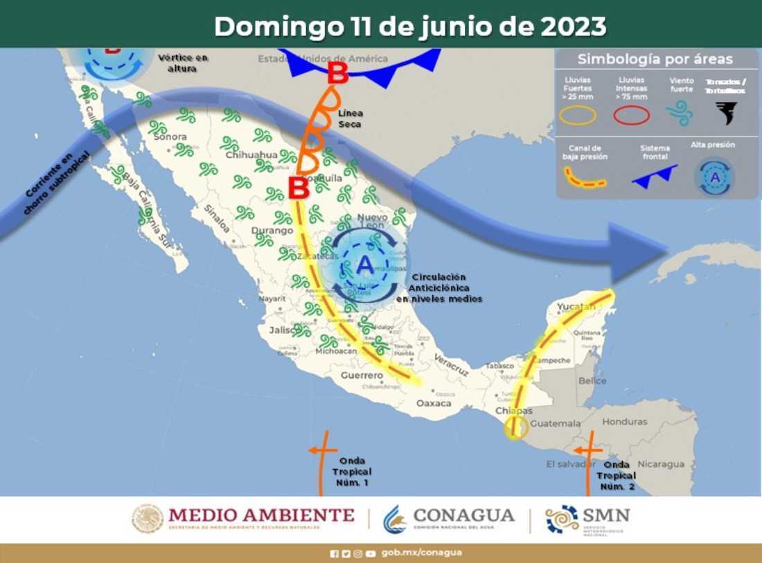 Clima en Quintana Roo: Pronóstico de lluvias vespertinas