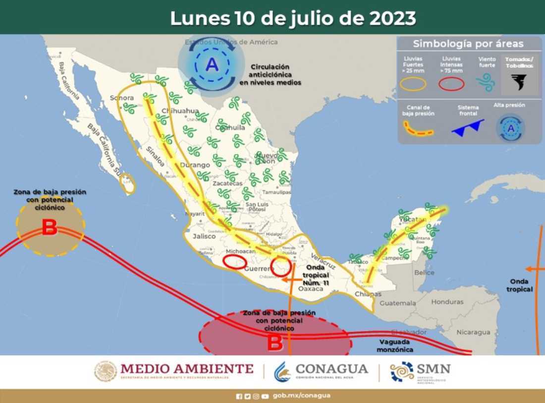 Clima en Quintana Roo: Pronóstico de lluvias y humedad