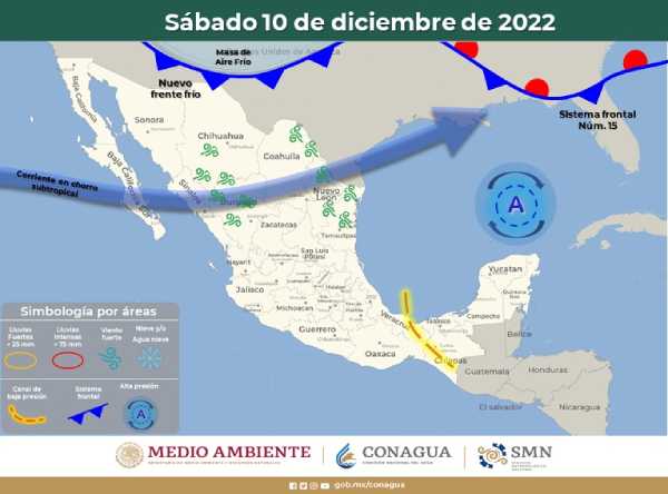 Clima en Quintana Roo: Se esperan chubascos