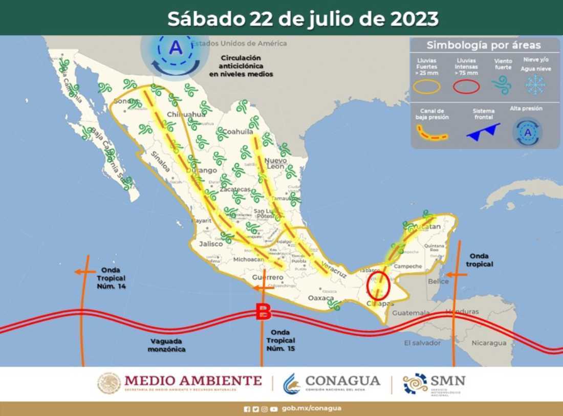 Clima en Quintana Roo: Se pronostican Tormentas intensas