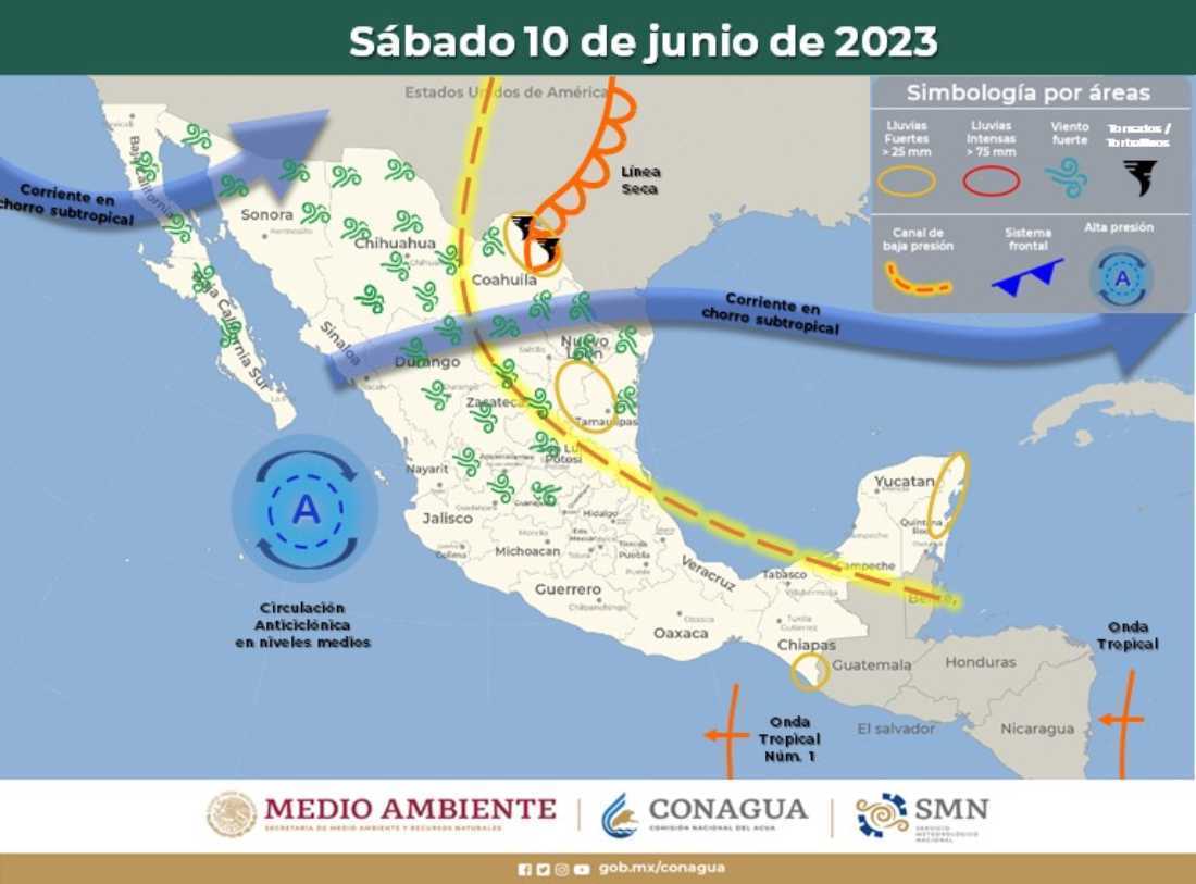 Clima en Quintana Roo: Se pronostican lluvias