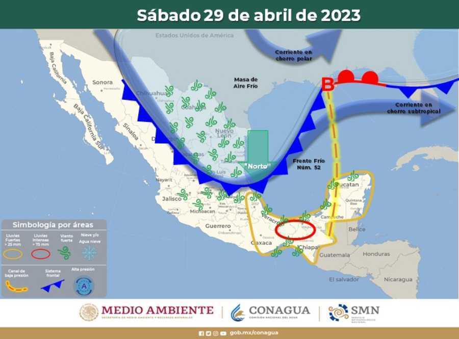 Clima en Quintana Roo: alerta por fuertes lluvias y oleaje elevado en la región