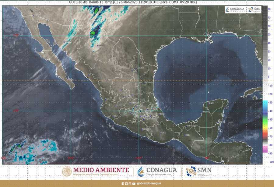Clima en Quintana Roo: cielo parcialmente nublado con posibilidad de chubascos e vientos fuertes según el SMN